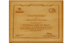 Gas Conservation Award GAIL 2004