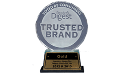 Readers Digest Trusted Brand Award 2012