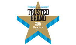 Trusted Brand Award for 2017 GOLD