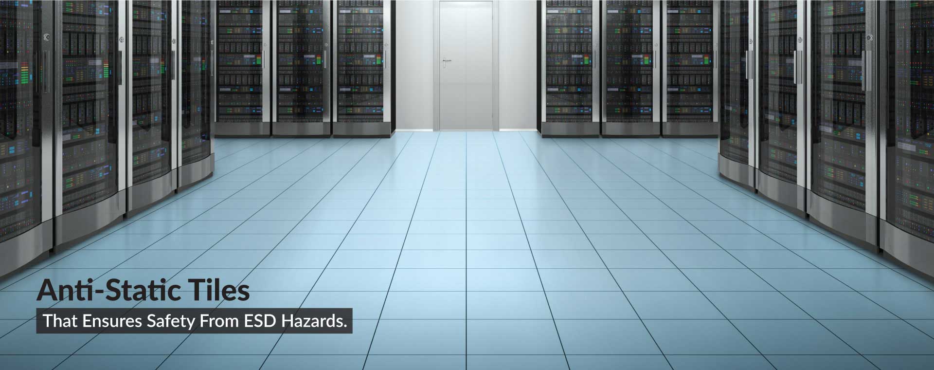 Anti-static & ESD Floor tiles for Server Room and Data Center