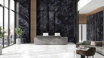 Floor tile trends in commercial spaces and offices