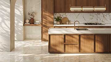 Kitchen Tile Colours as per Vastu for Walls & Floors