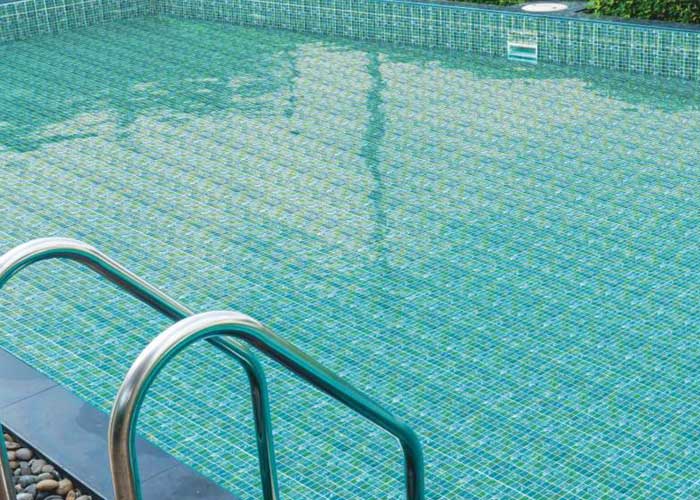Johnson's Designer Mosaic Swimming Pool tiles in different shades