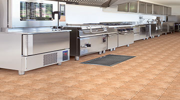 Slip-Resistant Tiles for Wet & Greasy Kitchen Areas