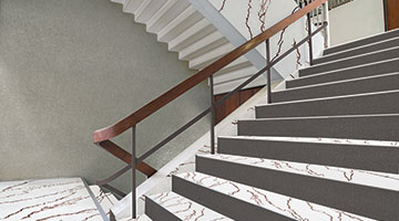 Vitrified Tiles for Staircase Solutions
