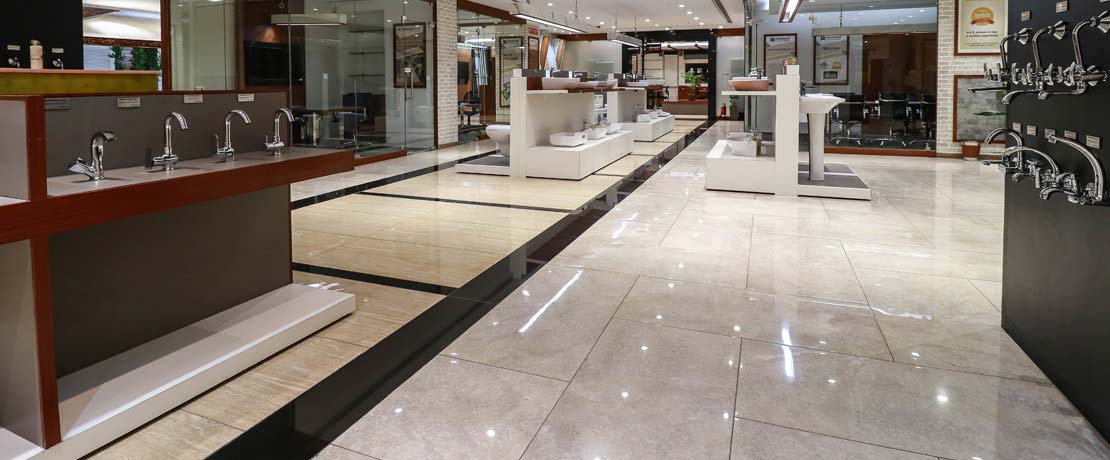 Floor and Wall tile design showroom in Chennai