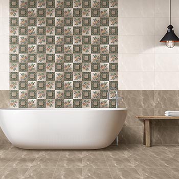 white bathroom floor tiles texture