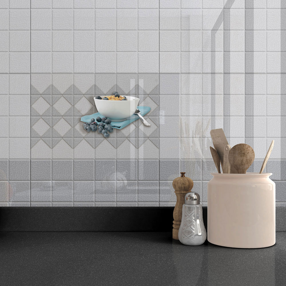 Fusion Light Grey Ceramic Tile