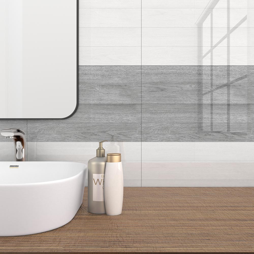 Johnson Tiles MANILA LT Wall Only tile with Glossy finish