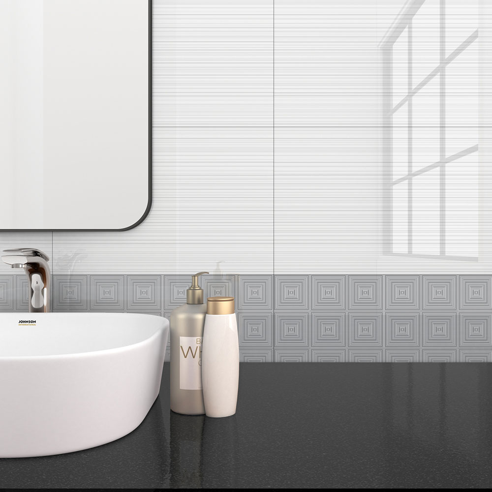 Steam White Ceramic Tile