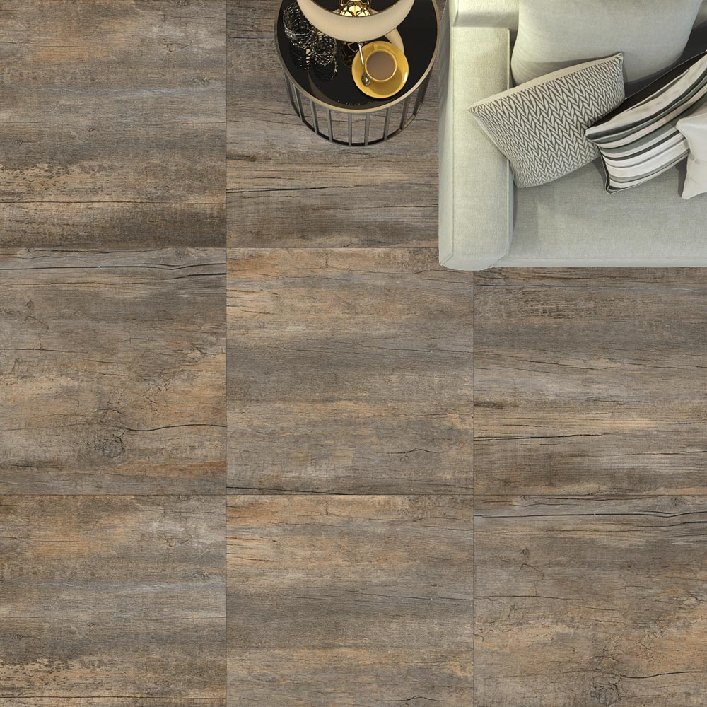 Borneo Grey Wood Ceramic Tile