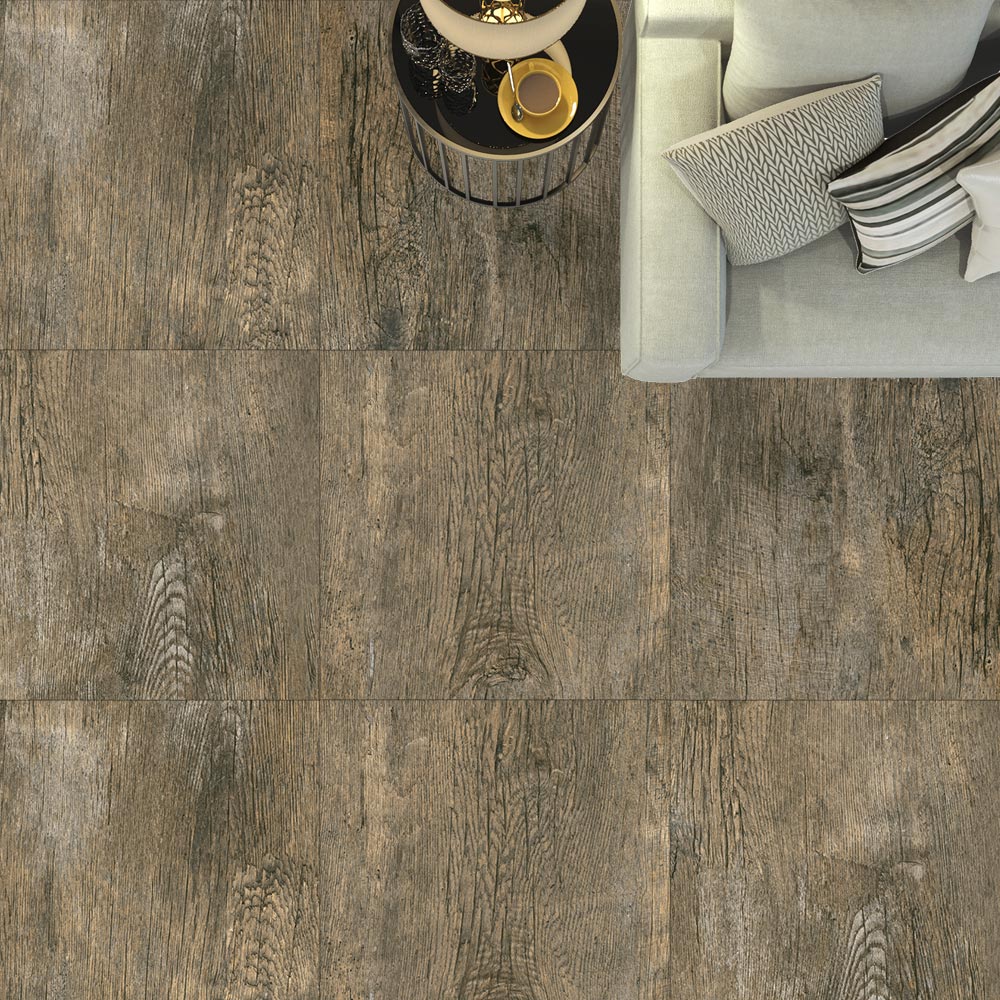 Sidero Grey Wood Ceramic Tile
