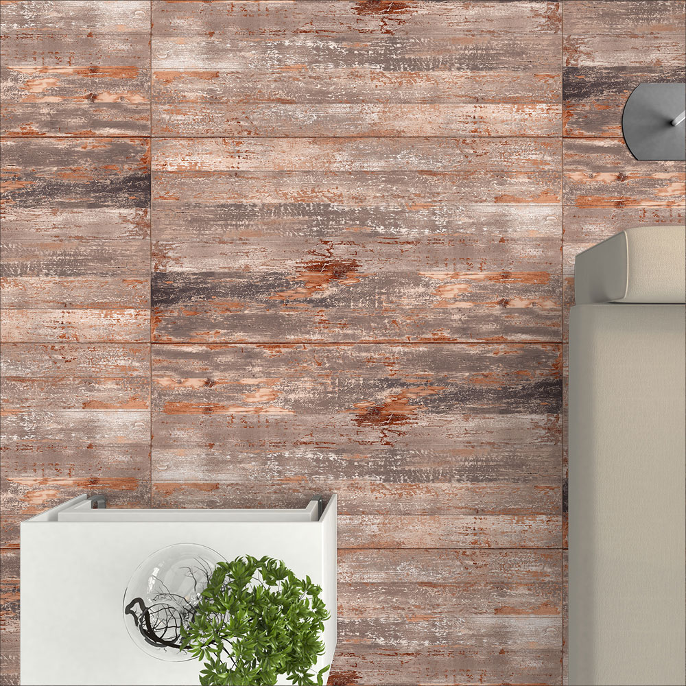 American Wood Br Glazed Vitrified Tile