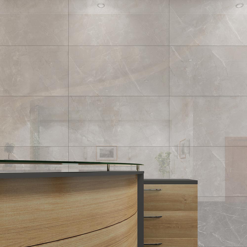 Adrian Silver Vitrified Tile