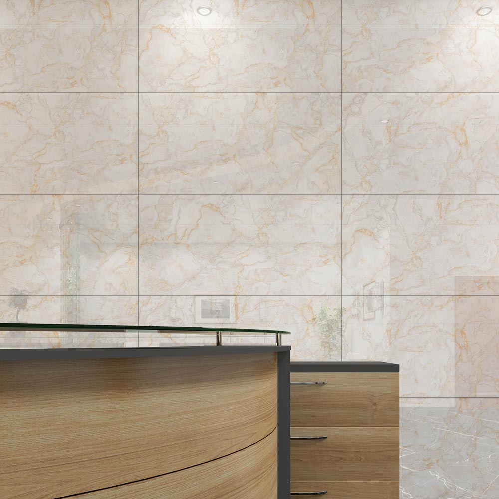 Azurite Buff Vitrified Tile