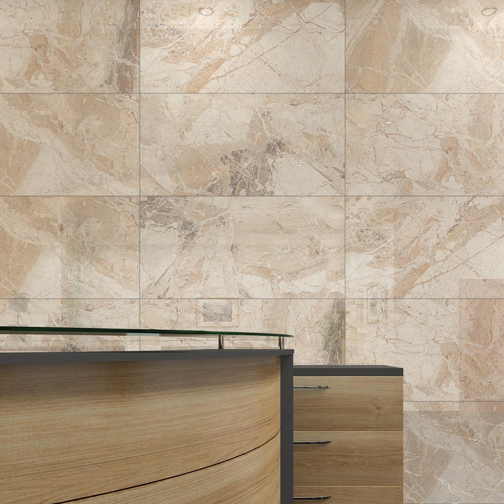 Citrine Beige Vitrified Tile