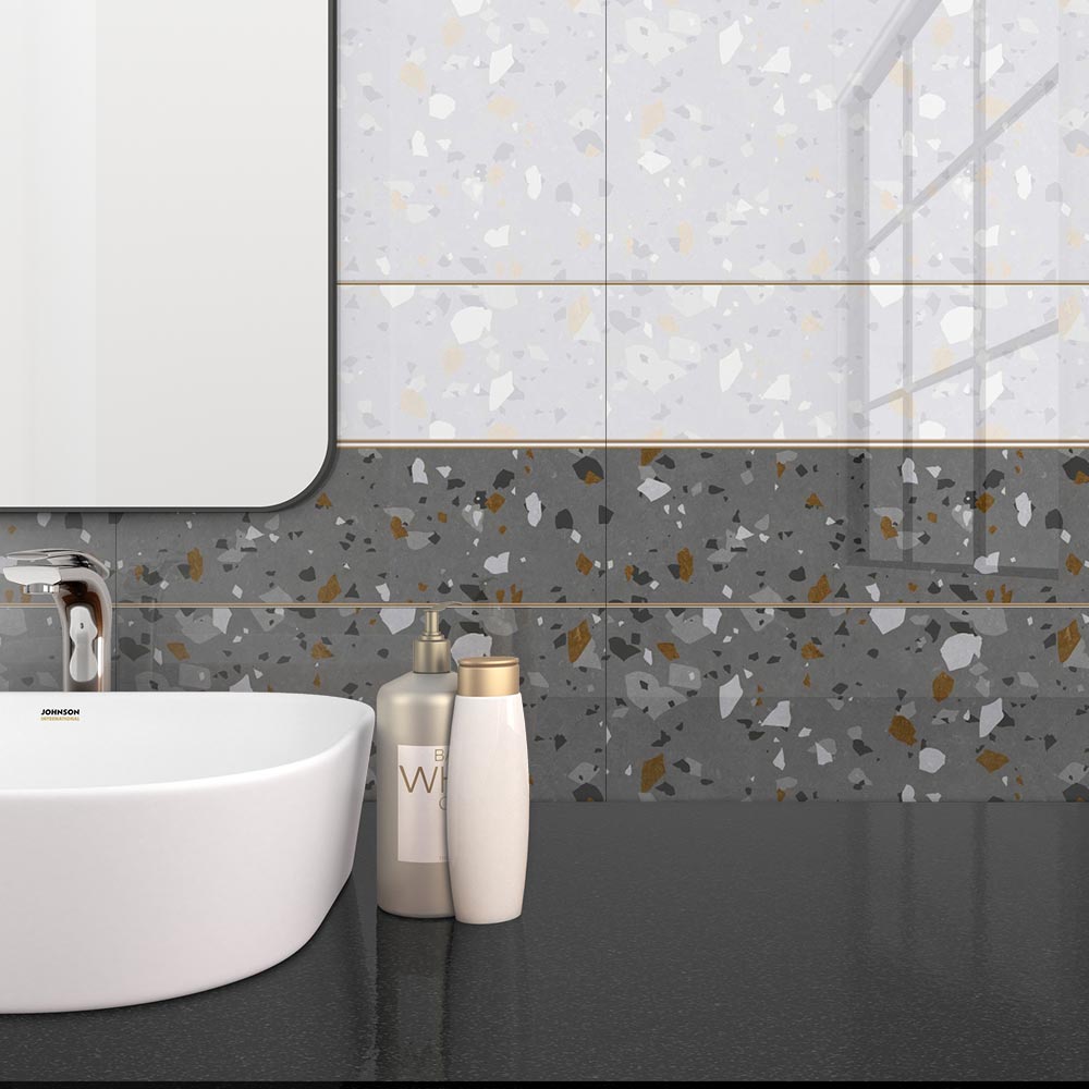 Johnson Tiles CANNERY LT Wall Only tile with glossy finish