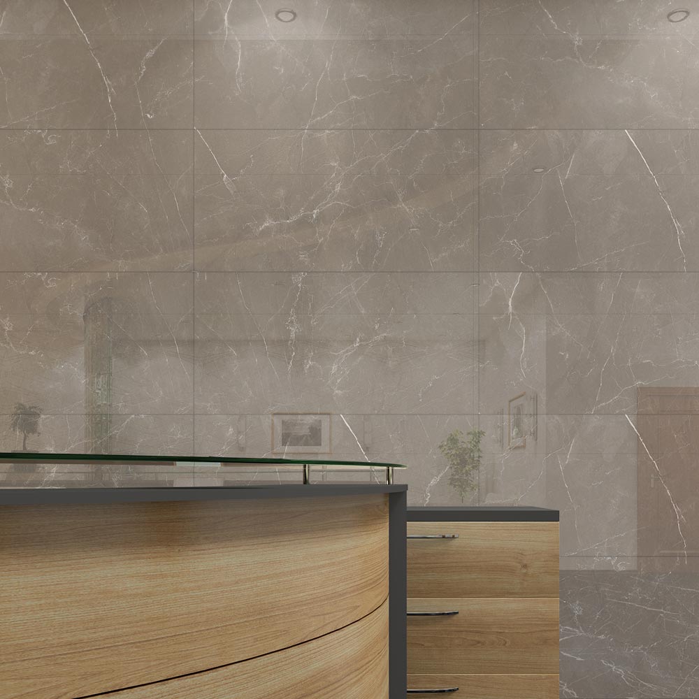 Caryl Russet Vitrified Tile