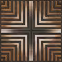 CROSS SQUARE UMBER Vitrified Tiles