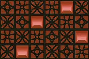 Vertex Red Ceramic Tiles