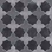 Frida Black Glazed Vitrified Tiles