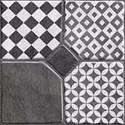 Geo Pattern Grey Vitrified Tiles