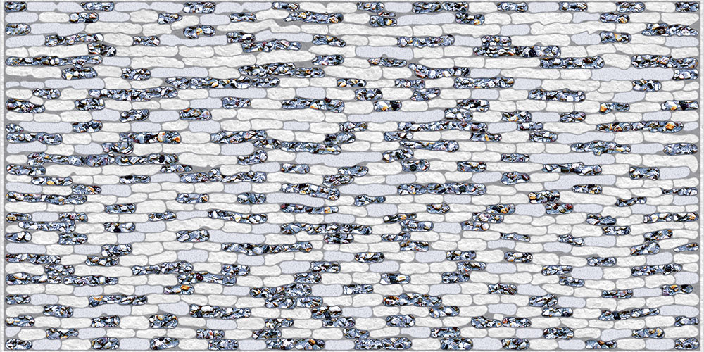 Gravel Blue Mix Ceramic Tile