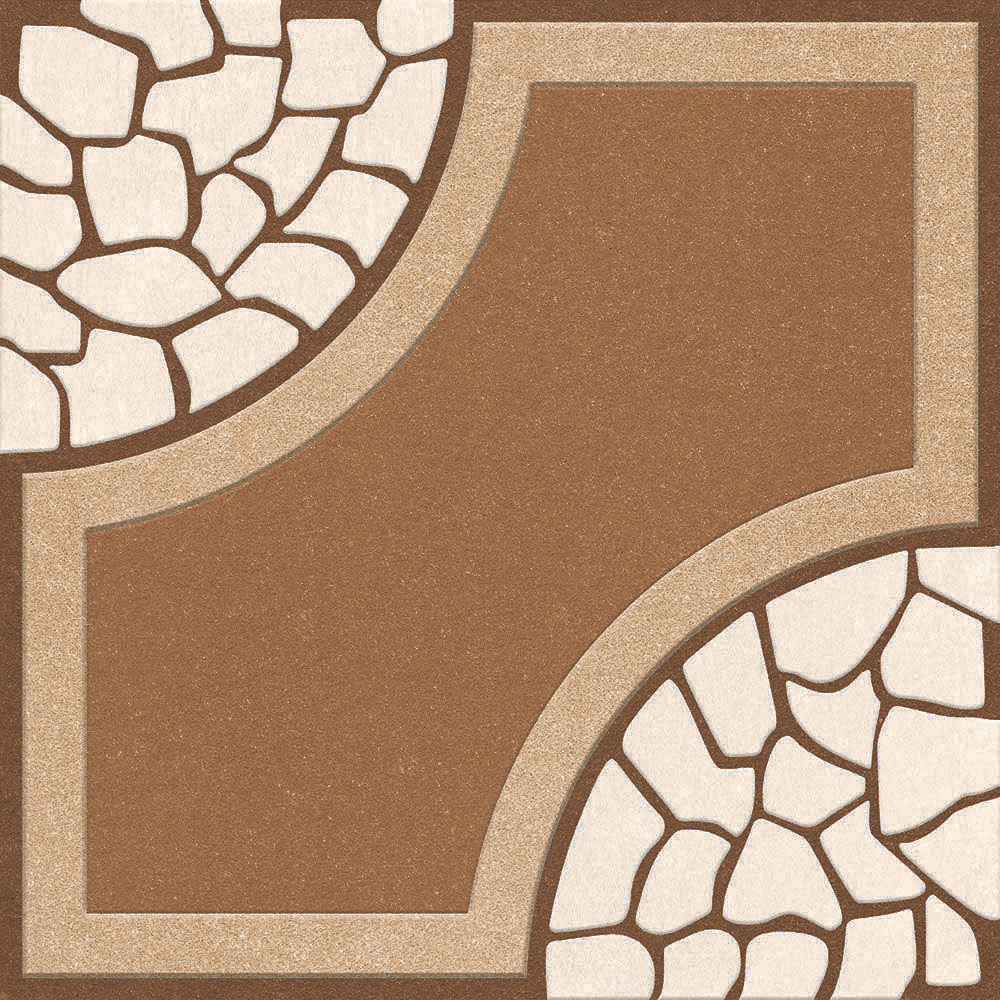 Aric Sepia Glazed Vitrified Tile