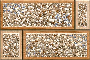 STONE PEBBLE BROWN GL