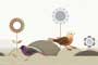 TWEET CHICKS HL GL Ceramic Tiles