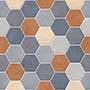 HEXAT MIX Vitrified Tiles
