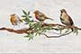 RESTING BIRDS HL2 GL Ceramic Tiles