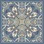 TREVOR BLUE Vitrified Tiles