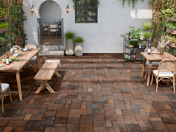 Brown Floor Tiles