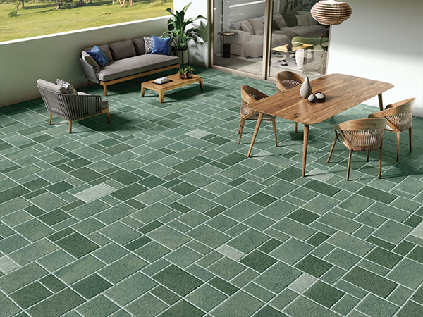Green Floor Tiles